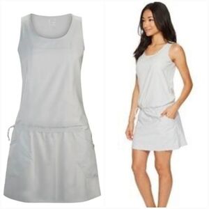 Arc'teryx, New, Athena Gray Contenta Sleeveless Cinch Dress, Women's SZ Large